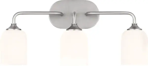 Emile Large Vanity Light in Brushed Steel - Image 4