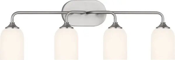 Emile Extra Large Vanity Light in Brushed Steel - Image 3