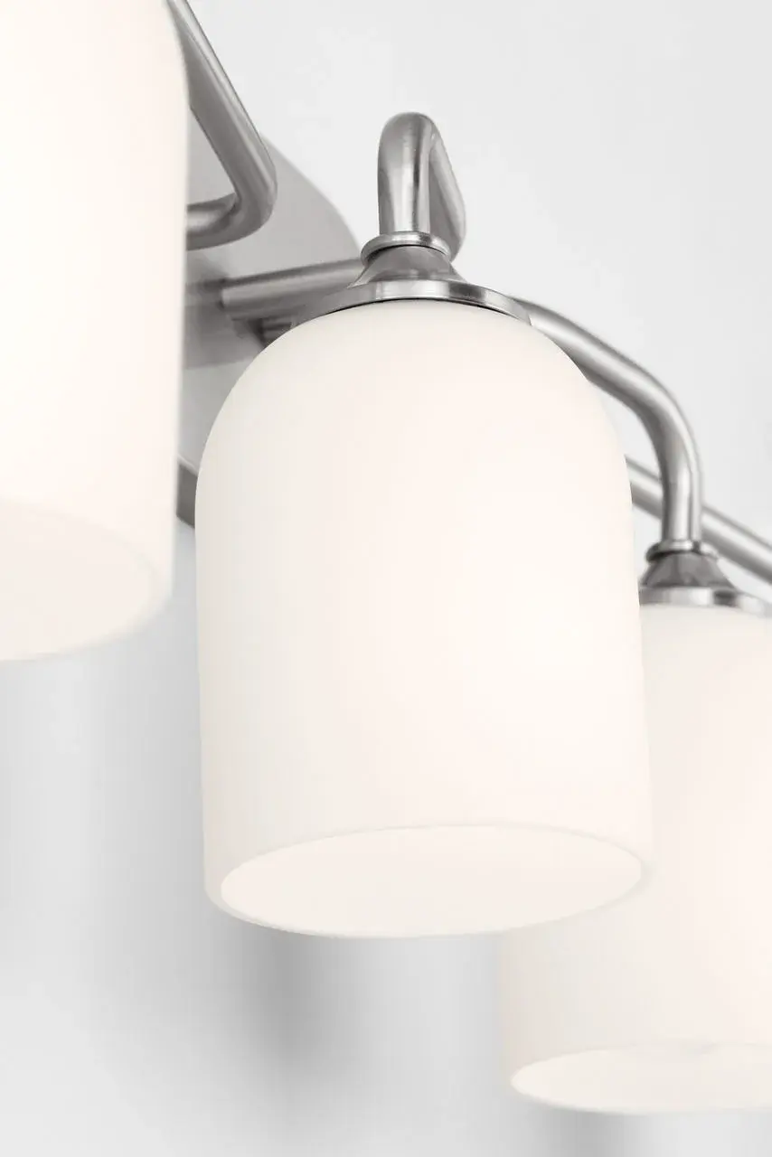Emile Extra Large Vanity Light in Brushed Steel - Image 8