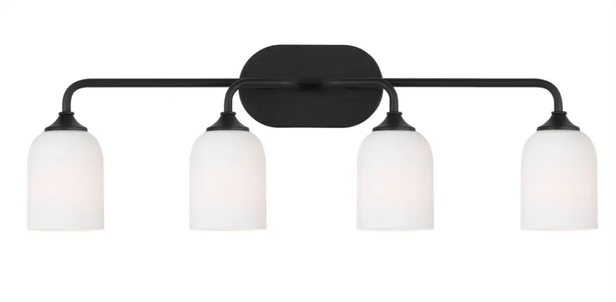 Emile Extra Large Vanity Light in Brushed Steel - Image 1
