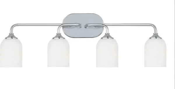 Emile Extra Large Vanity Light in Brushed Steel - Image 4