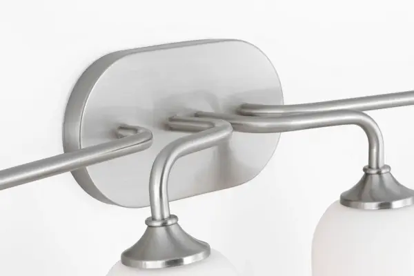 Emile Extra Large Vanity Light in Brushed Steel - Image 7