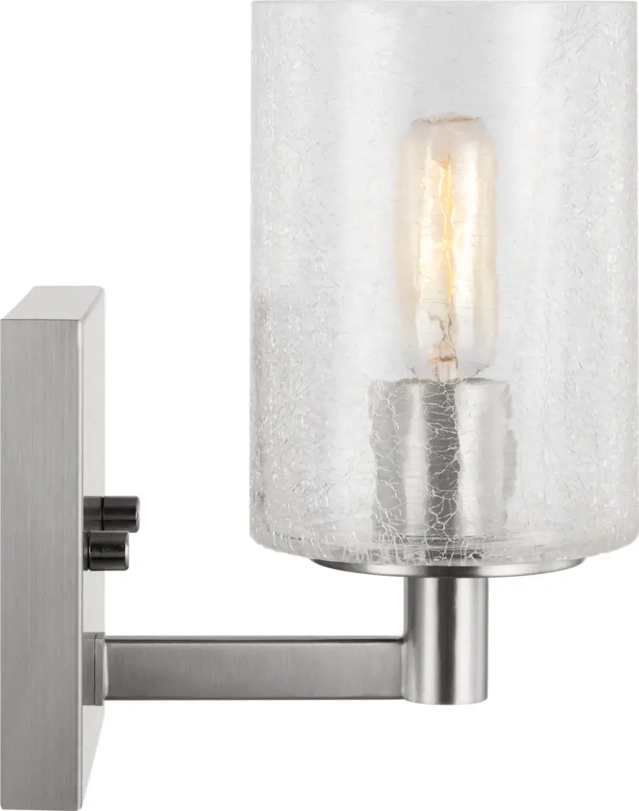 Parker One Light Wall Sconce in Brushed Steel - Image 2
