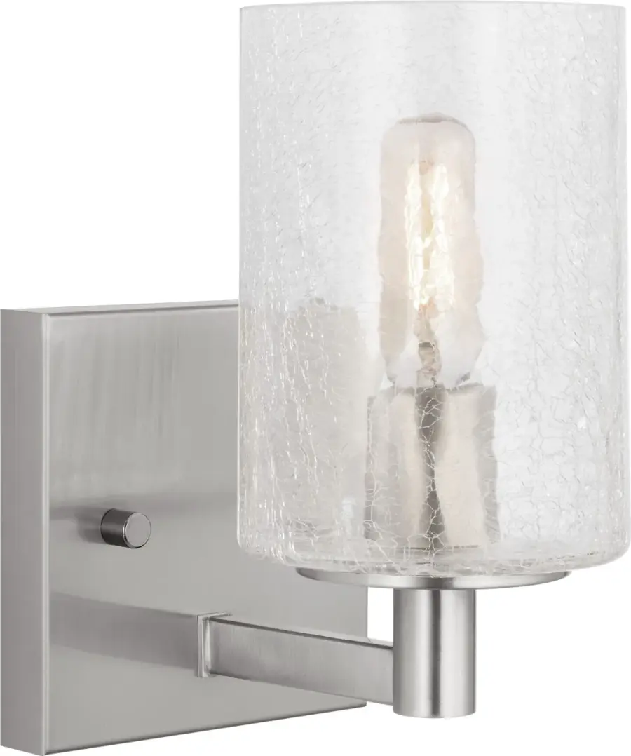 Parker One Light Wall Sconce in Brushed Steel - Image 3
