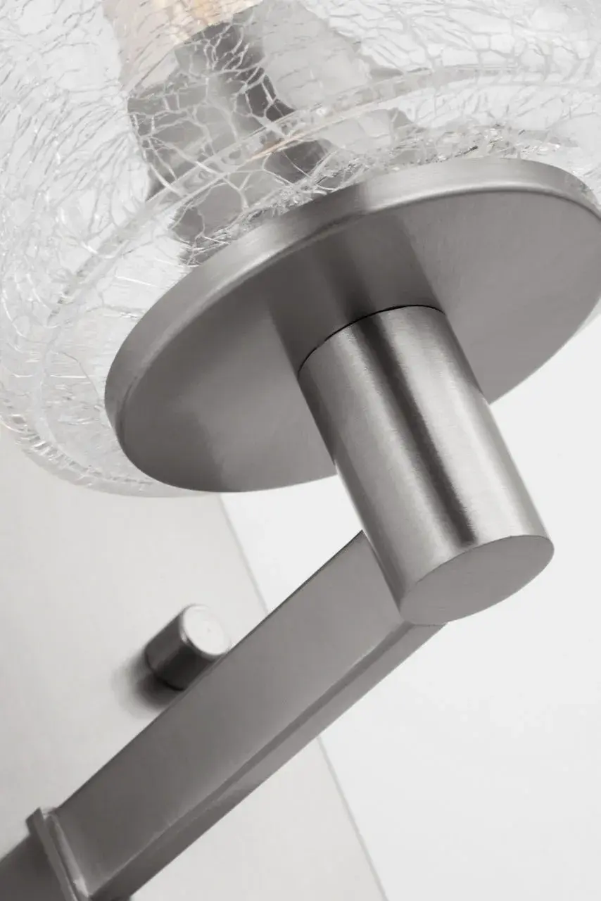 Parker One Light Wall Sconce in Brushed Steel - Image 5