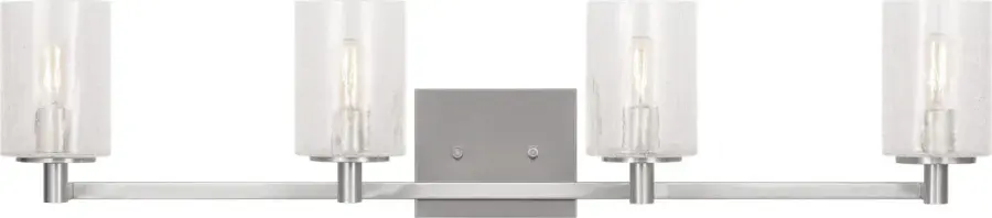 Parker Four Light Bath Vanity in Brushed Steel - Image 2