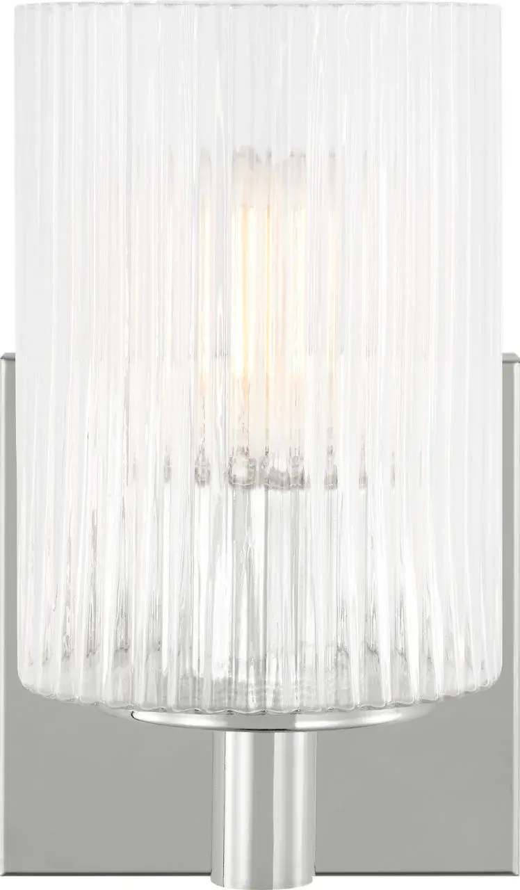 Lando One Light Wall Sconce in Brushed Steel - Image 4