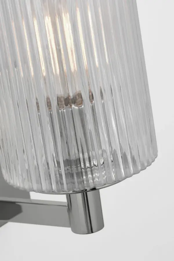 Lando One Light Wall Sconce in Brushed Steel - Image 8