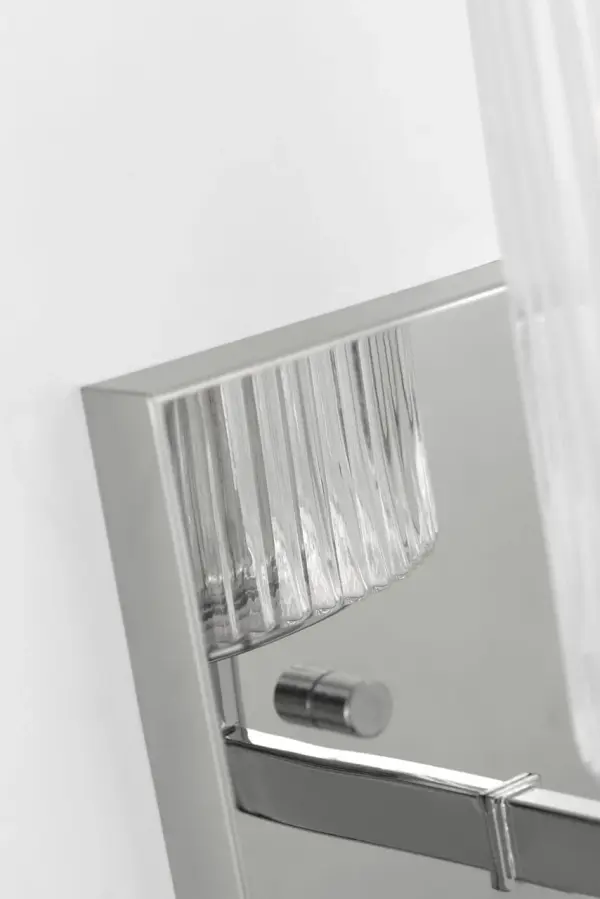 Lando One Light Wall Sconce in Brushed Steel - Image 9