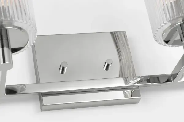 Lando Four Light Bath Vanity in Brushed Steel - Image 4