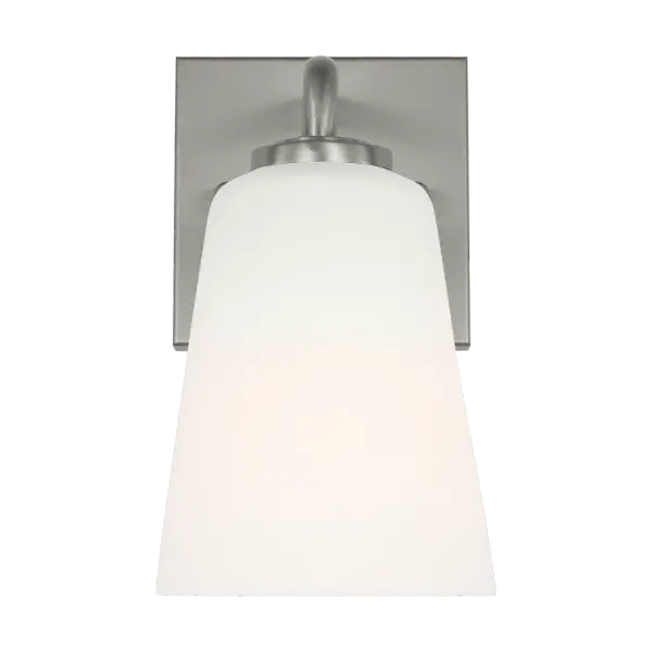 Miles Small Vanity Light in Brushed Nickel - Image 5