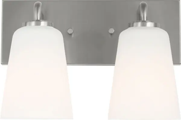 Miles Medium Vanity Light in Brushed Nickel - Image 3