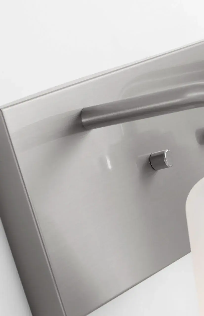 Miles Medium Vanity Light in Brushed Nickel - Image 4
