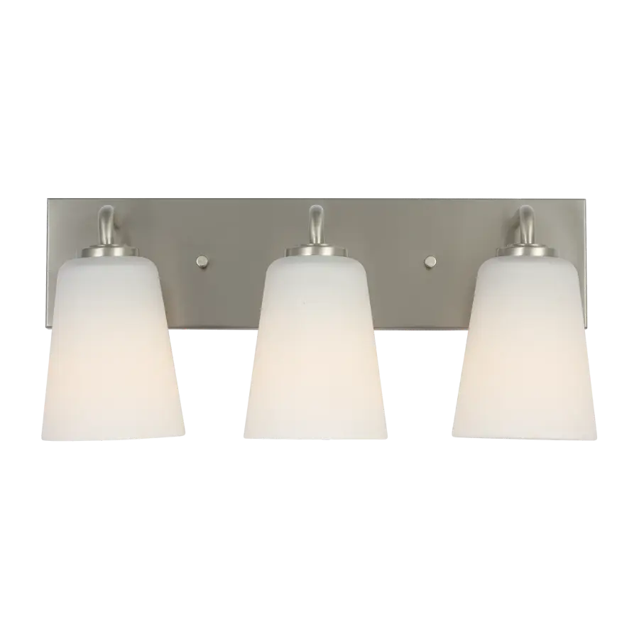 Miles Large Bath Sconce in Brushed Nickel - Image 1
