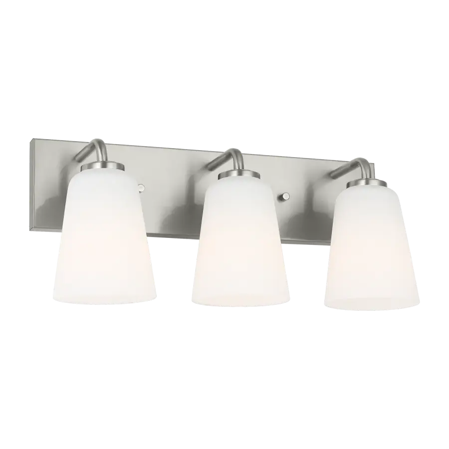 Miles Large Bath Sconce in Brushed Nickel - Image 2