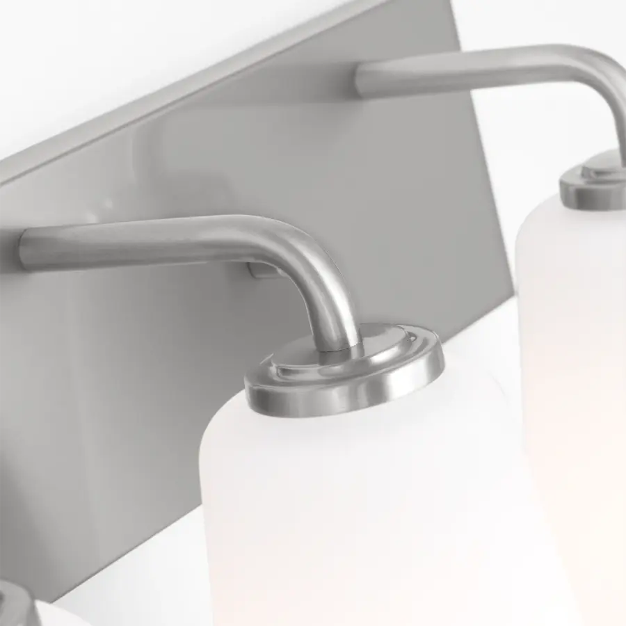 Miles Large Bath Sconce in Brushed Nickel - Image 3