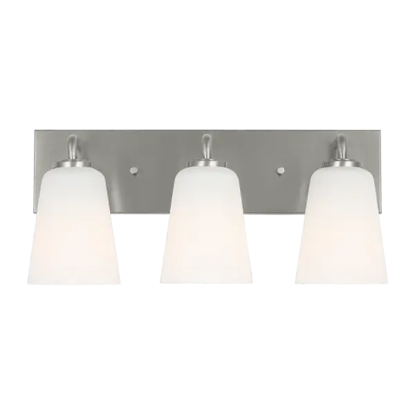 Miles Large Bath Sconce in Brushed Nickel - Image 5