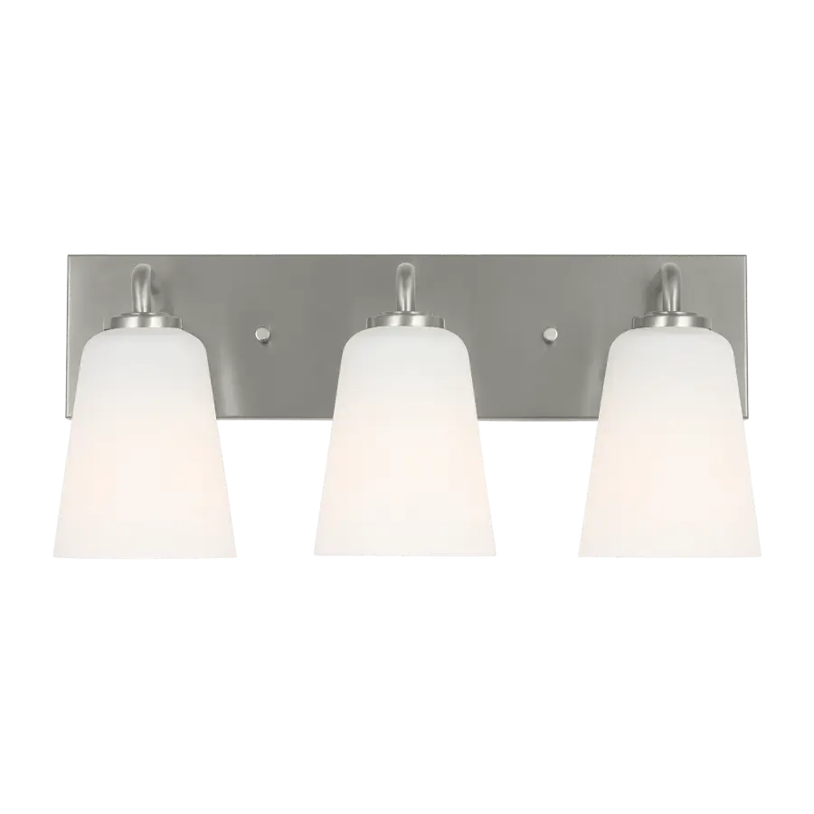 Miles Large Bath Sconce in Brushed Nickel - Image 5