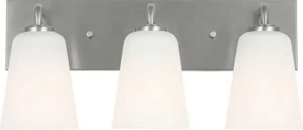 Miles Large Bath Sconce in Brushed Nickel - Image 6