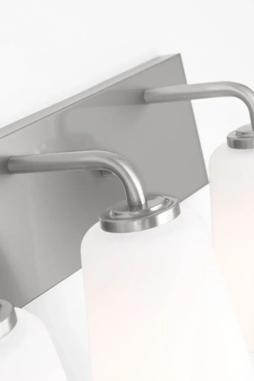 Miles Large Bath Sconce in Brushed Nickel - Image 7