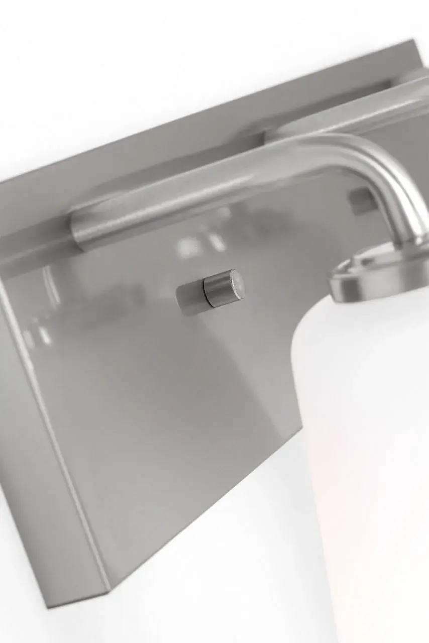 Miles Large Bath Sconce in Brushed Nickel - Image 8