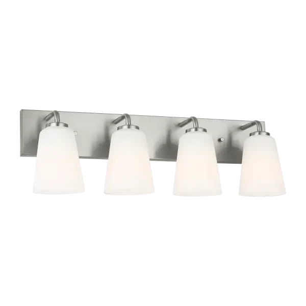 Miles Extra Large Bath Sconce in Brushed Nickel - Image 3