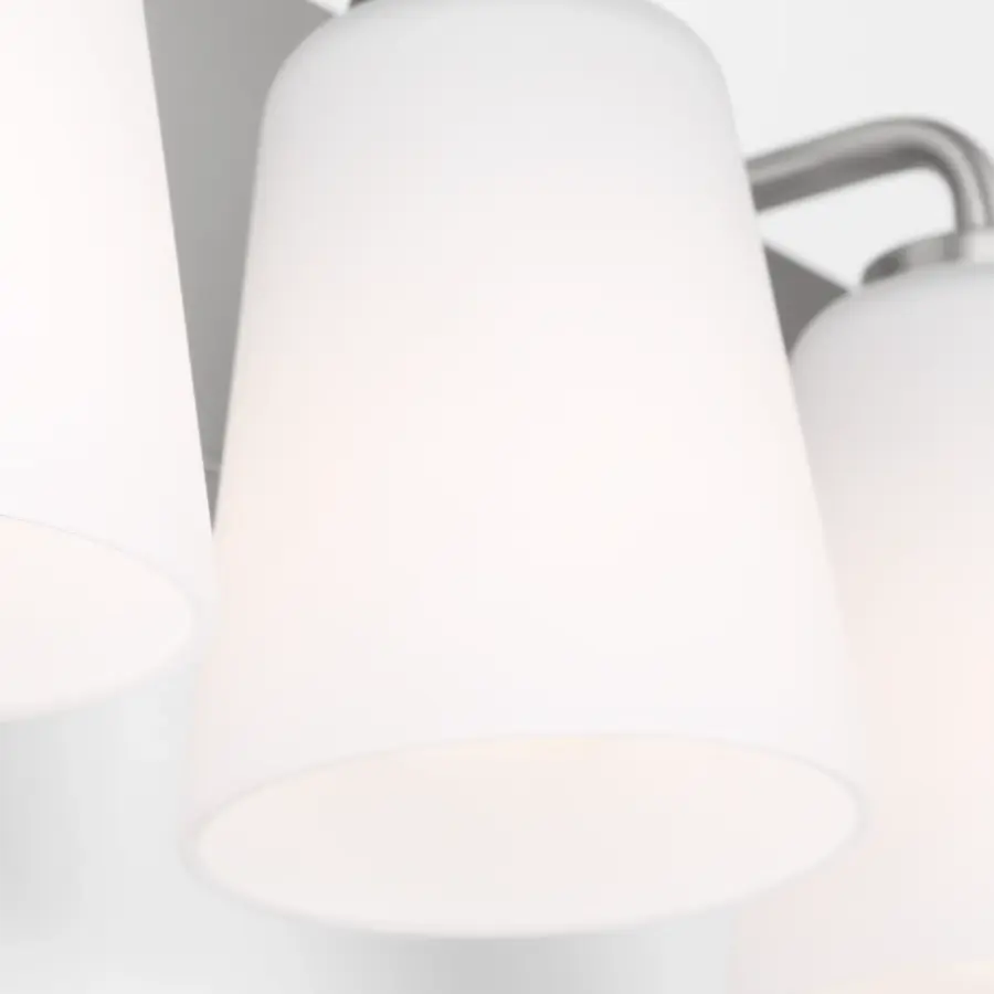Miles Extra Large Bath Sconce in Brushed Nickel - Image 4