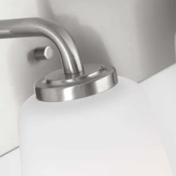 Miles Extra Large Bath Sconce in Brushed Nickel - Image 5