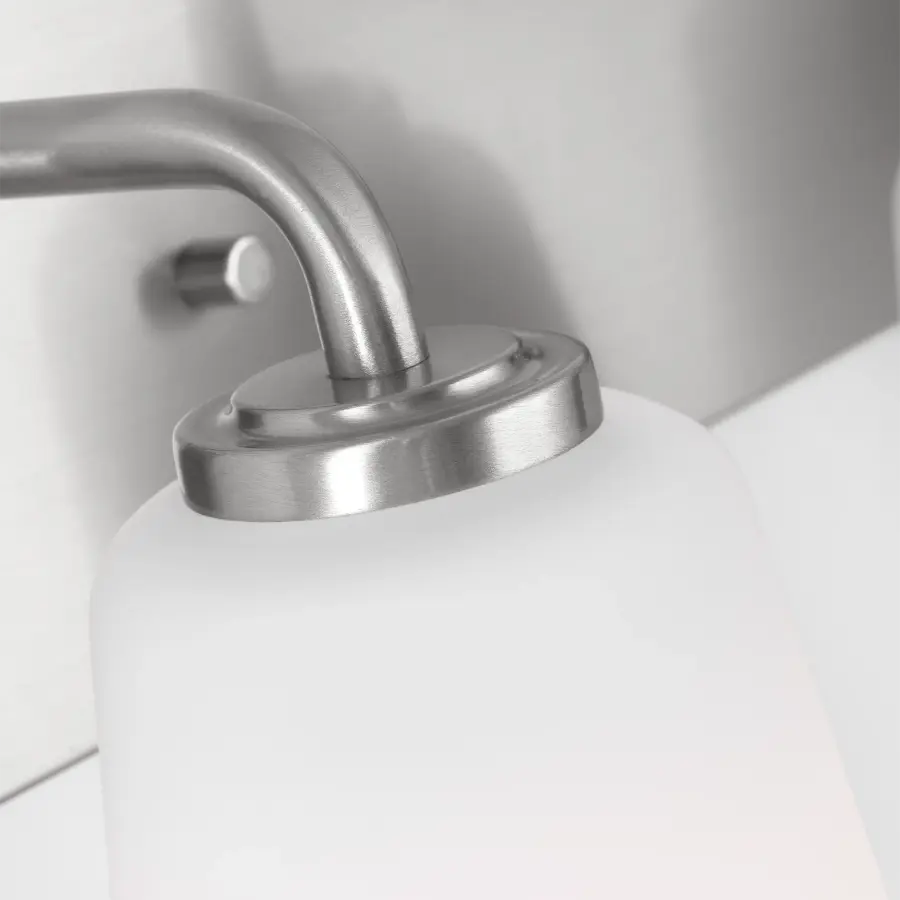Miles Extra Large Bath Sconce in Brushed Nickel - Image 5