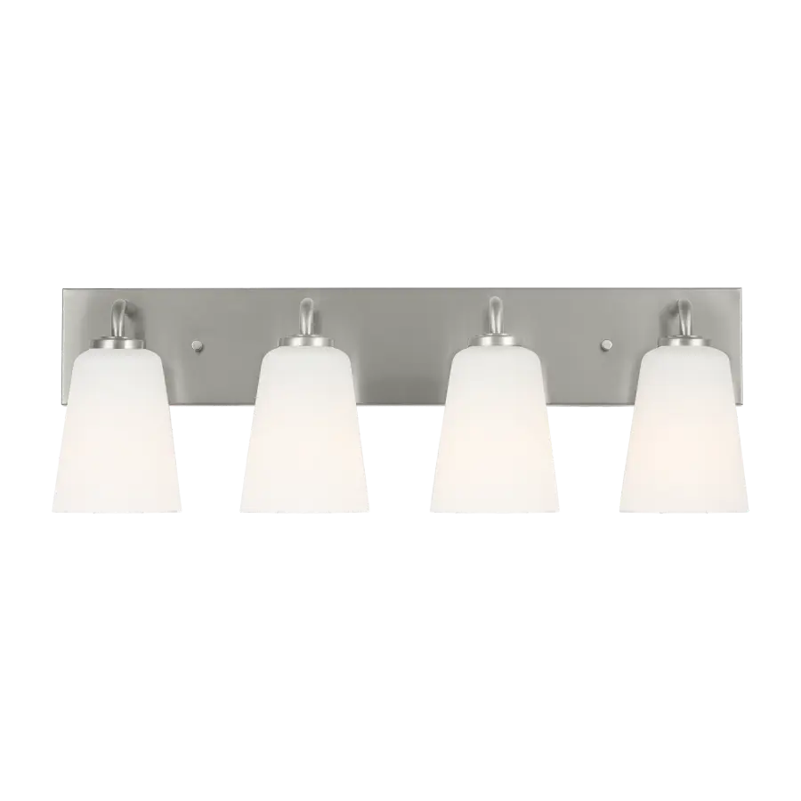 Miles Extra Large Bath Sconce in Brushed Nickel - Image 6