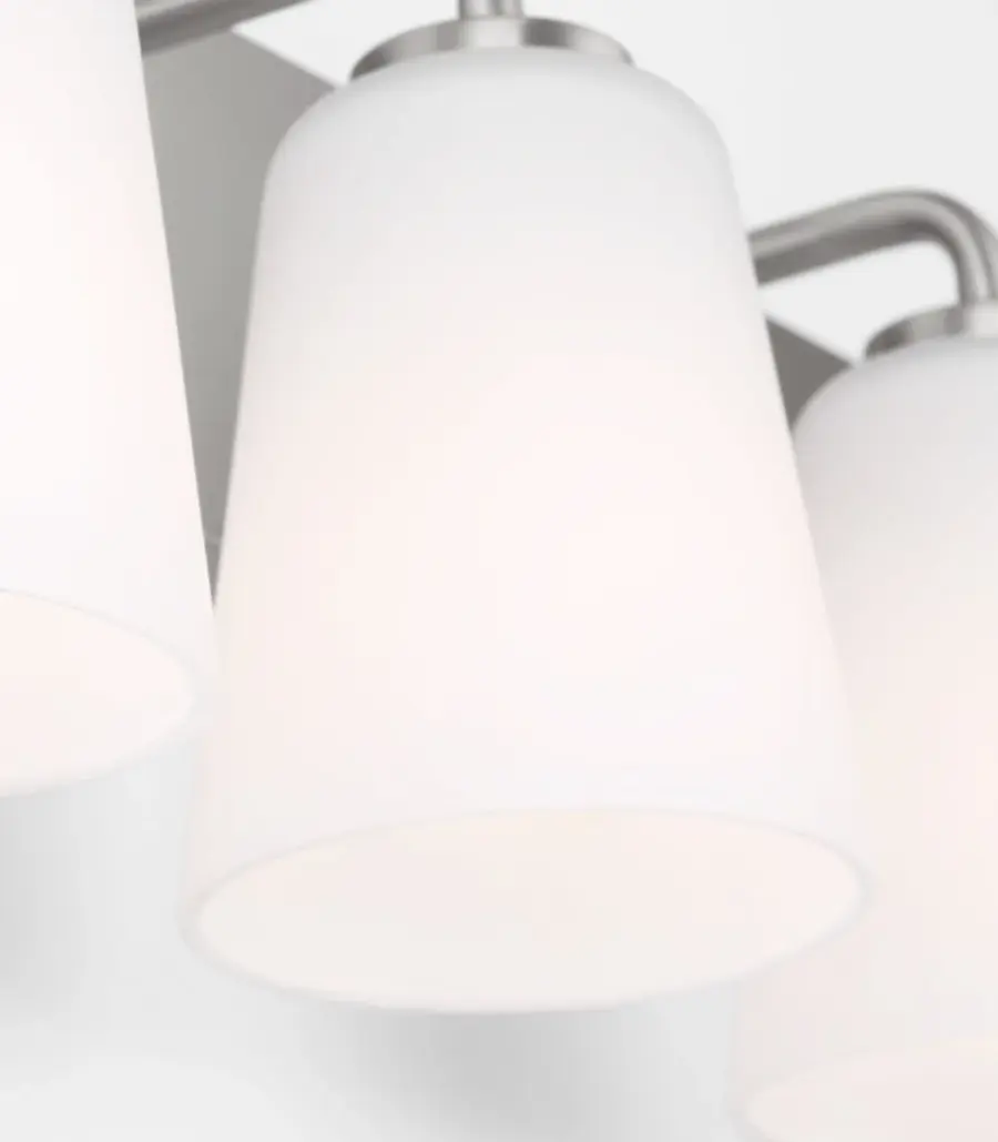 Miles Extra Large Bath Sconce in Brushed Nickel - Image 9