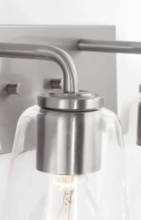 Miles Medium Vanity Light in Brushed Nickel - Image 11
