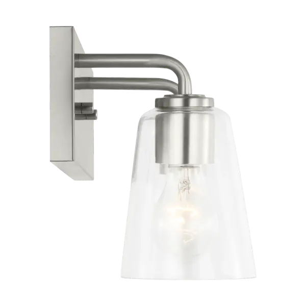 Miles Medium Vanity Light in Brushed Nickel - Image 6