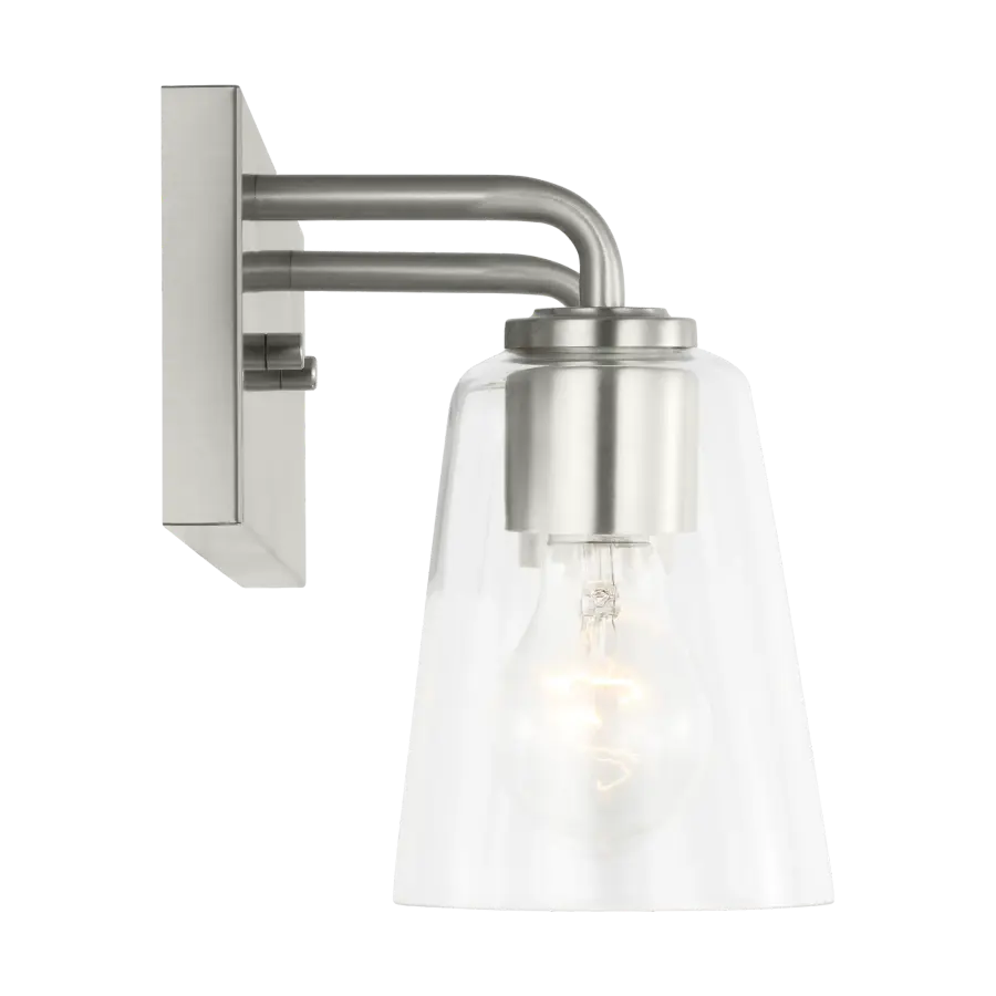 Miles Medium Vanity Light in Brushed Nickel - Image 6