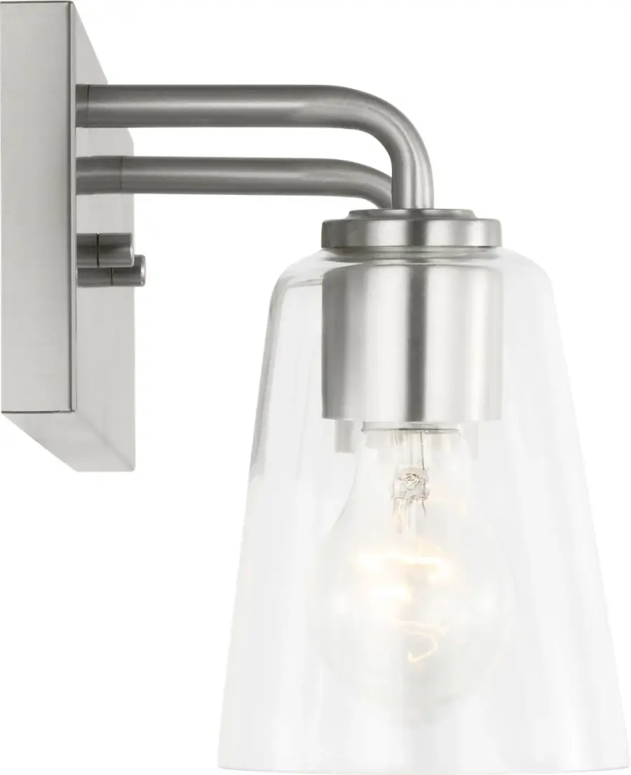 Miles Medium Vanity Light in Brushed Nickel - Image 8