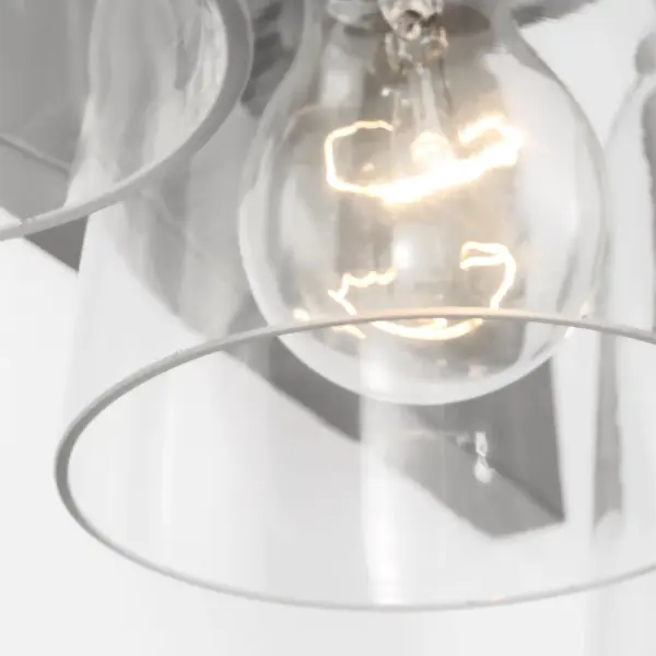 Miles Large Bath Sconce in Brushed Nickel - Image 3