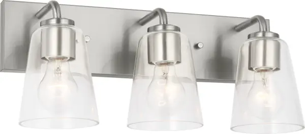 Miles Large Bath Sconce in Brushed Nickel - Image 6