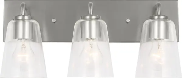 Miles Large Bath Sconce in Brushed Nickel - Image 7