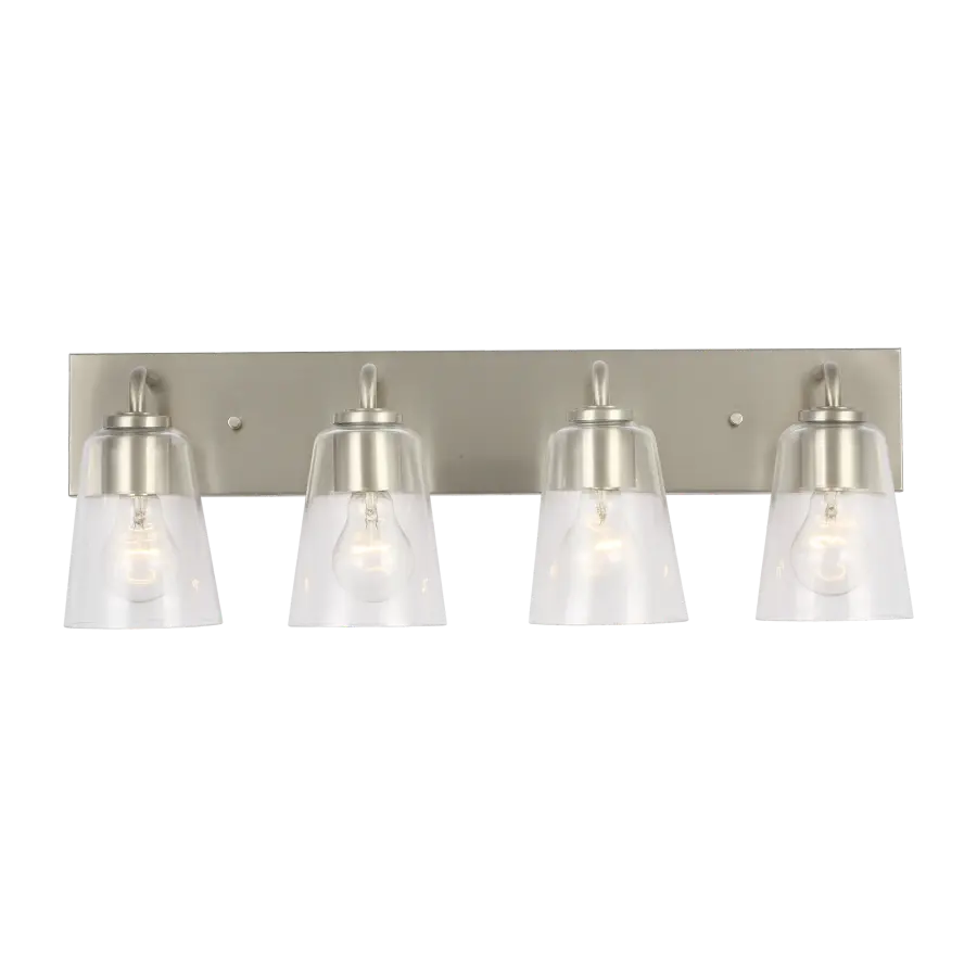 Miles Extra Large Bath Sconce in Brushed Nickel - Image 1