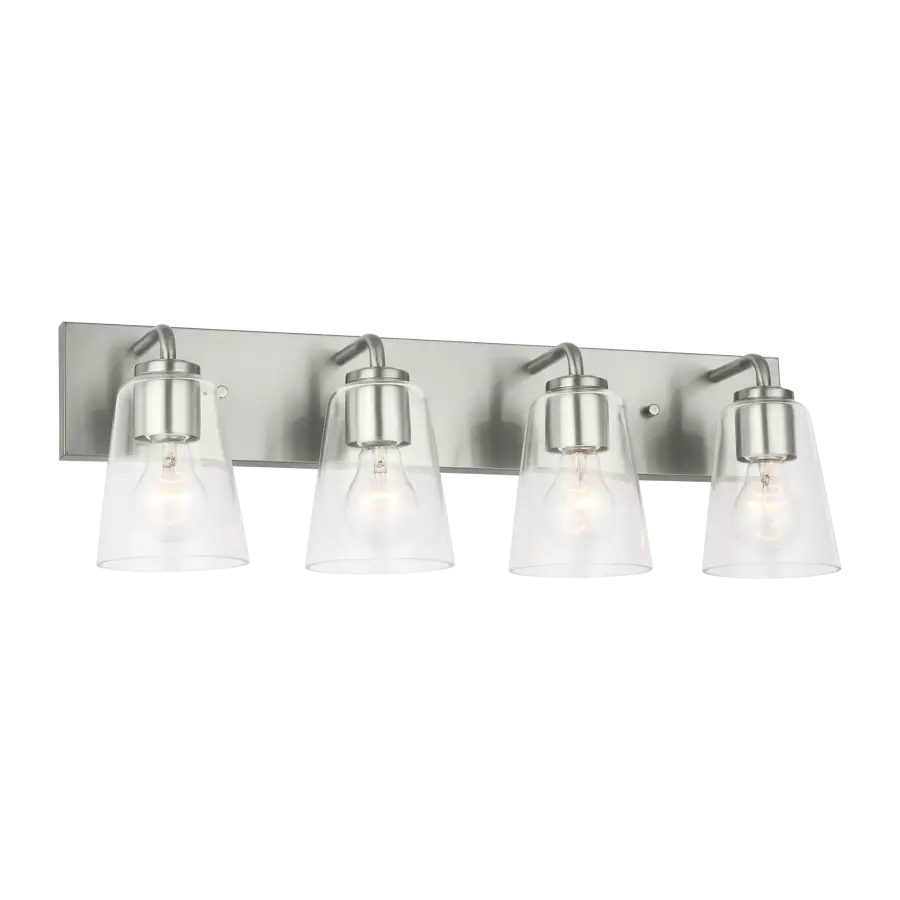 Miles Extra Large Bath Sconce in Brushed Nickel - Image 2