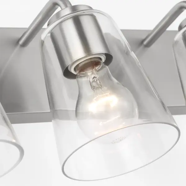Miles Extra Large Bath Sconce in Brushed Nickel - Image 3