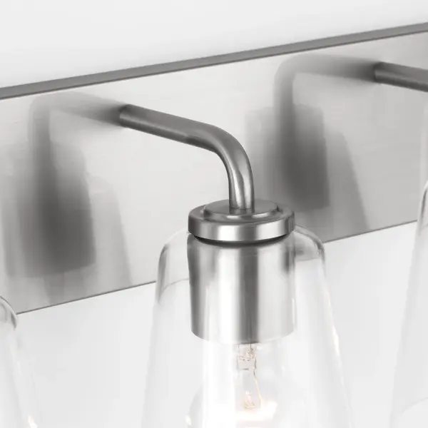 Miles Extra Large Bath Sconce in Brushed Nickel - Image 4