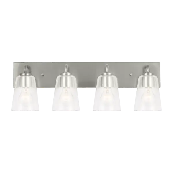 Miles Extra Large Bath Sconce in Brushed Nickel - Image 5