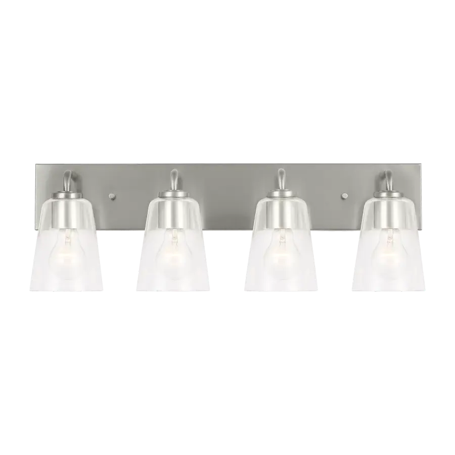 Miles Extra Large Bath Sconce in Brushed Nickel - Image 5