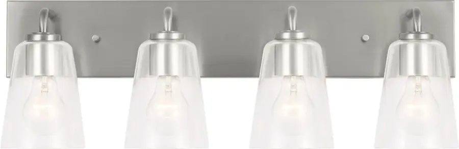 Miles Extra Large Bath Sconce in Brushed Nickel - Image 6