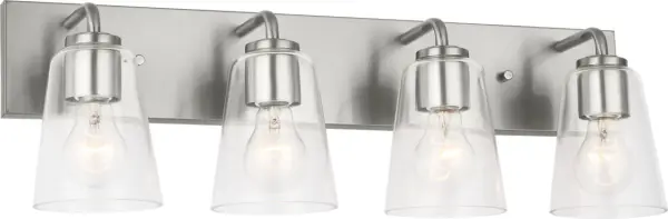 Miles Extra Large Bath Sconce in Brushed Nickel - Image 7