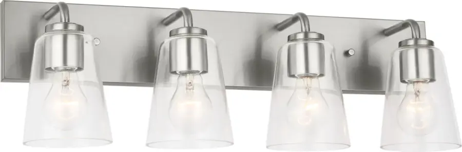 Miles Extra Large Bath Sconce in Brushed Nickel - Image 7