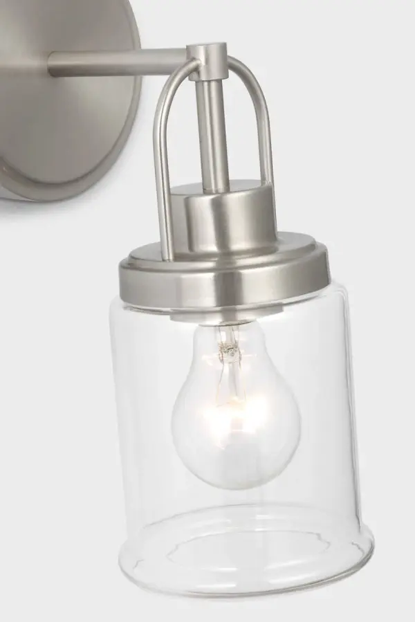 Anders Small Vanity Light in Brushed Nickel - Image 4