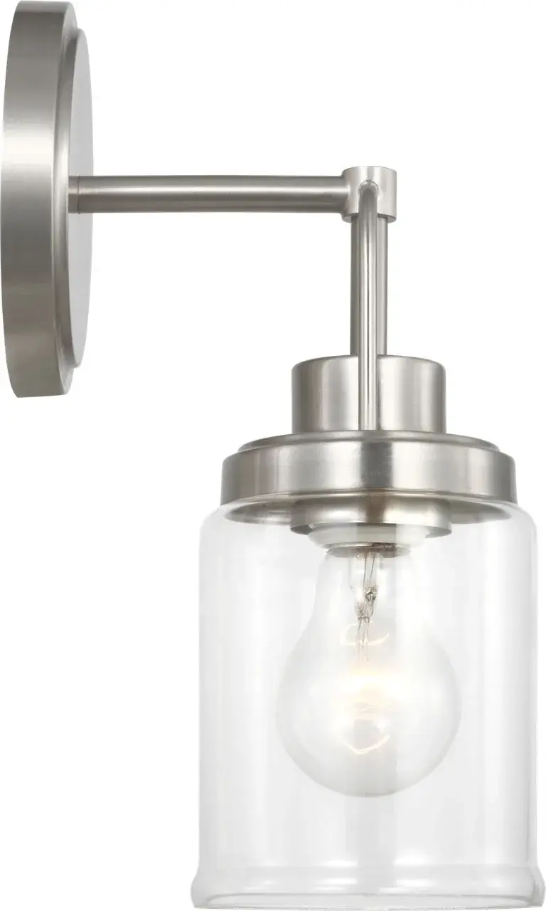Anders Small Vanity Light in Brushed Nickel - Image 3
