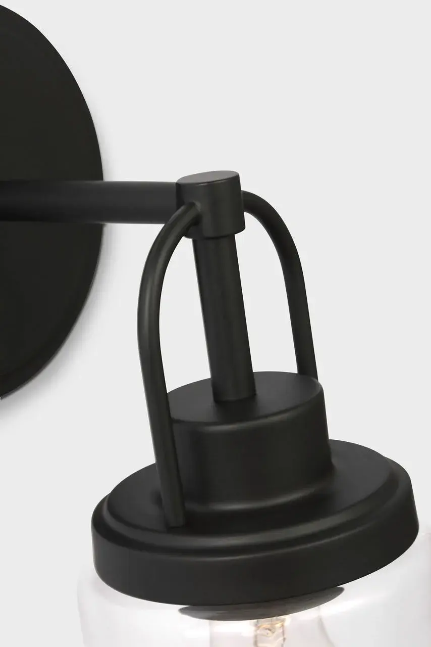 Anders Small Vanity Light in Midnight Black - Image 4